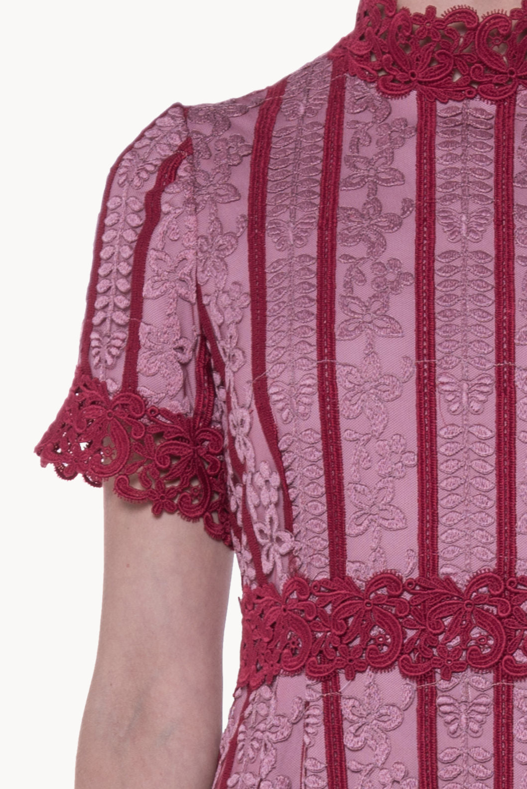 Macrame Embroidered Dress