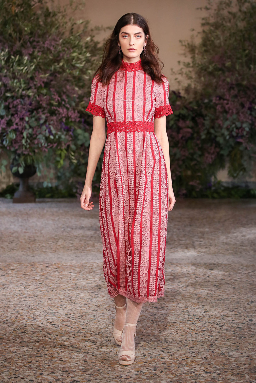 Macrame Embroidered Dress
