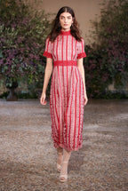 Macrame Embroidered Dress