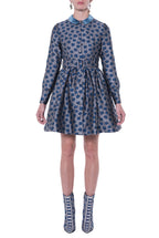 Long Sleeves Jacquard Dress
