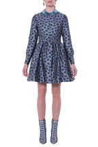 Long Sleeves Jacquard Dress