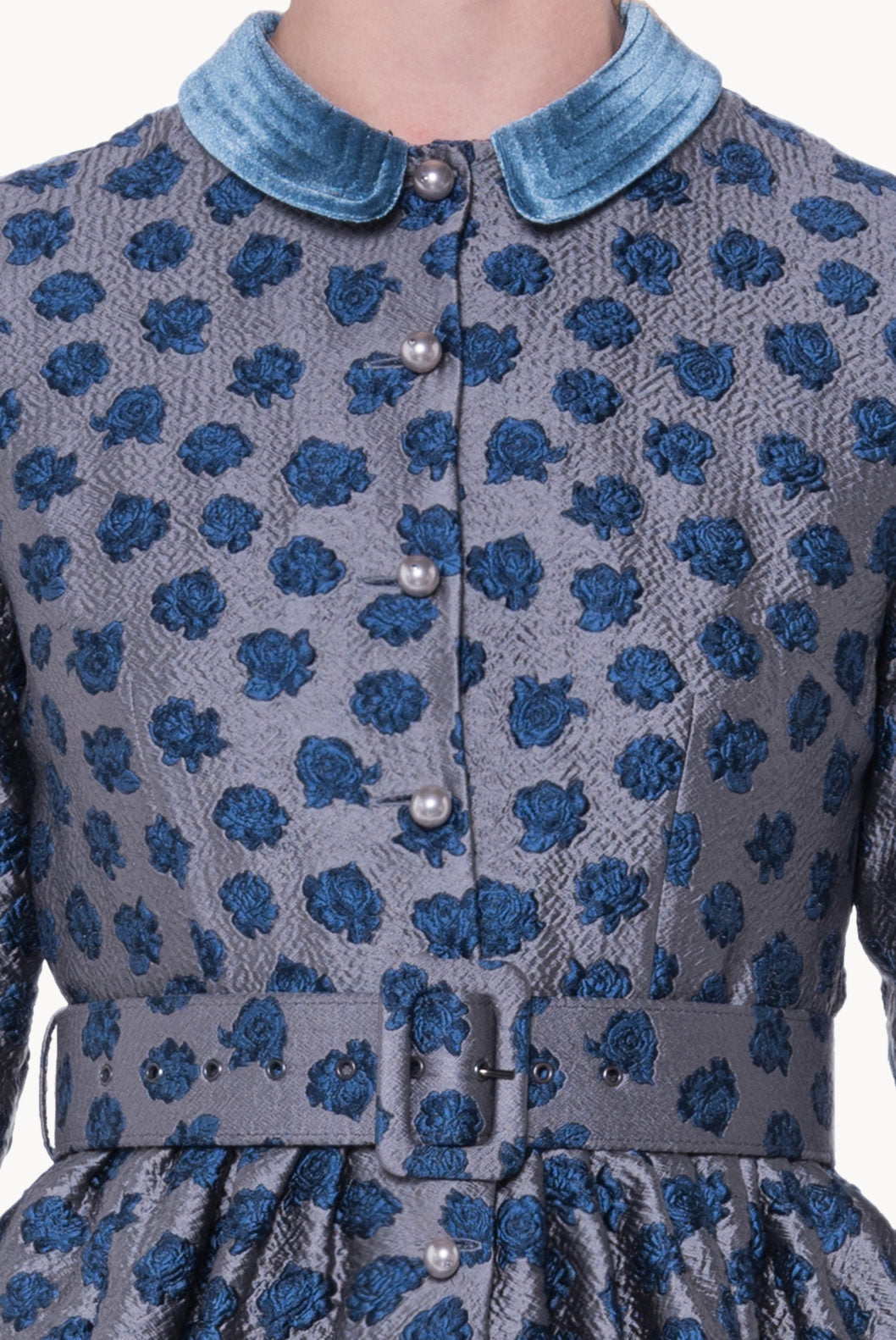 Long Sleeves Jacquard Dress