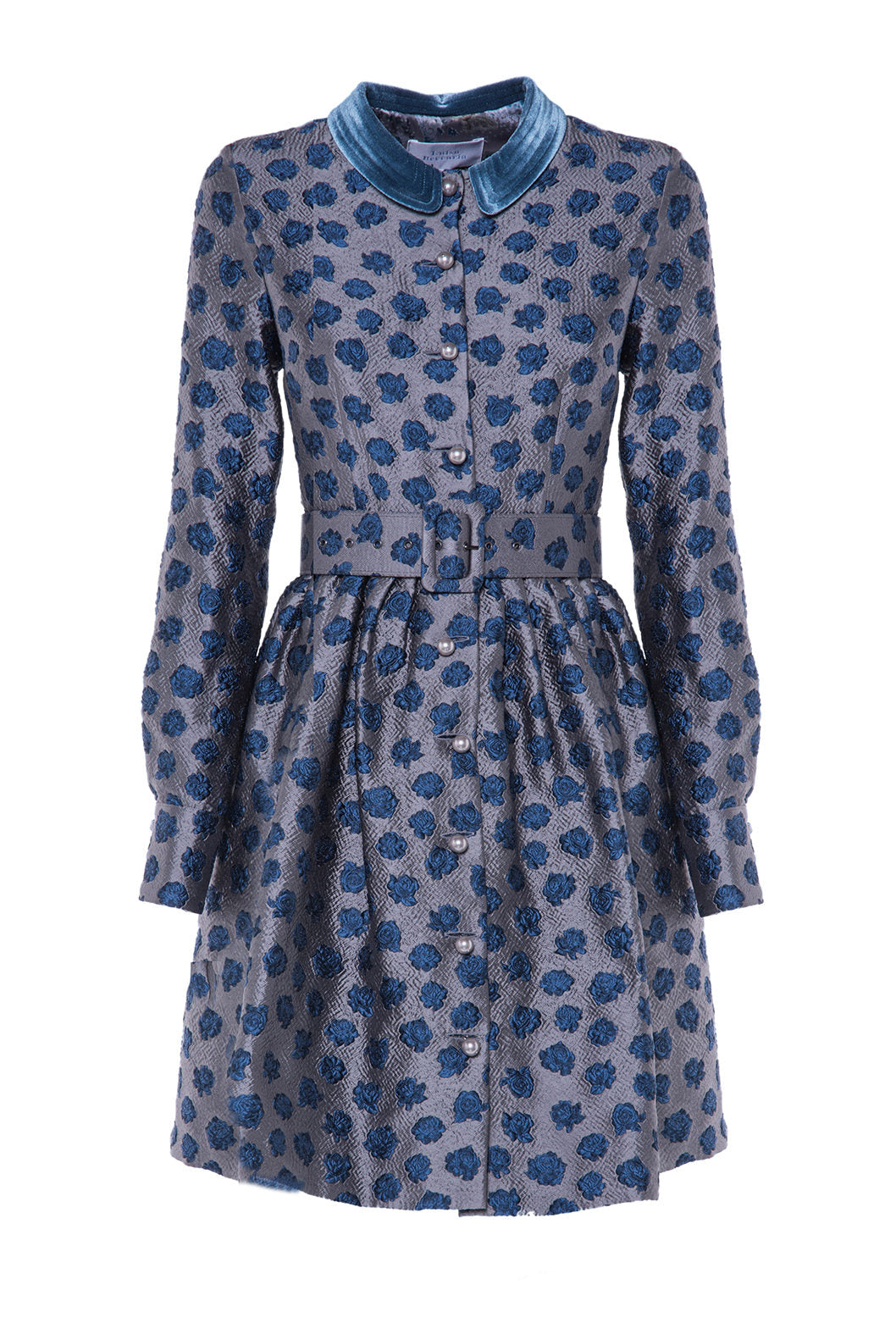Long Sleeves Jacquard Dress