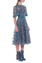 Butterfly Lace Midi Dress