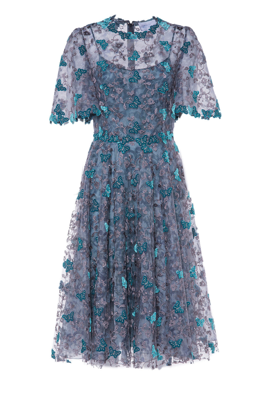 Butterfly Lace Midi Dress