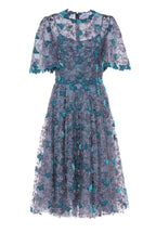 Butterfly Lace Midi Dress