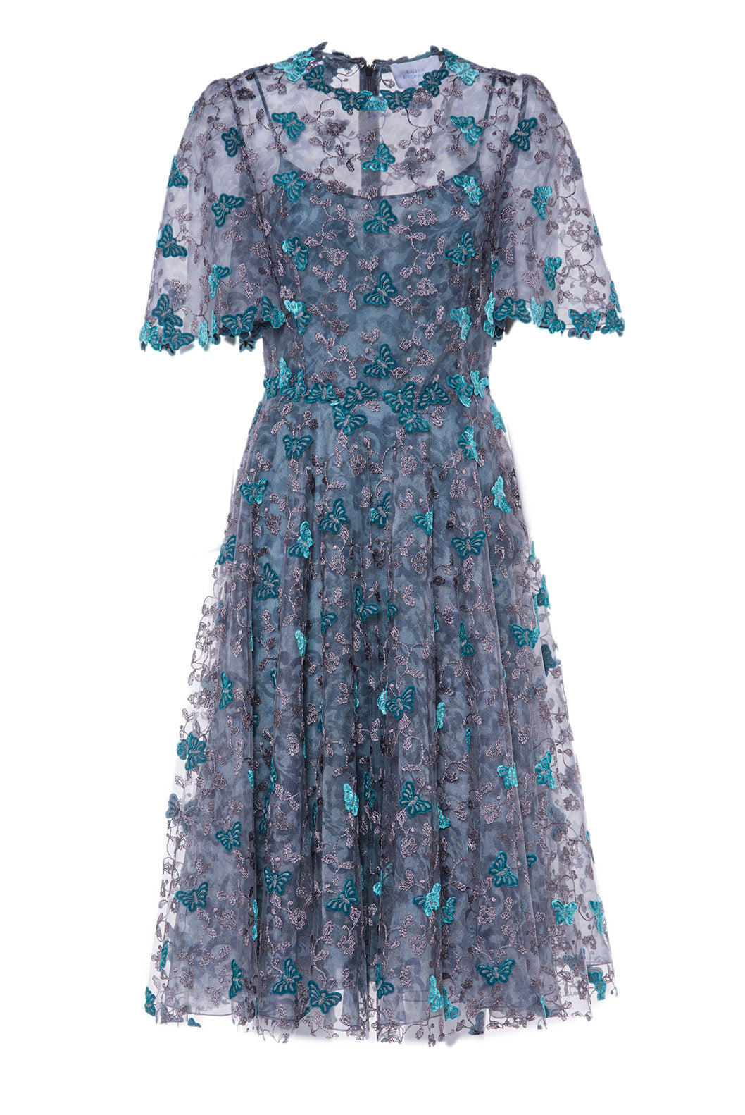Butterfly Lace Midi Dress