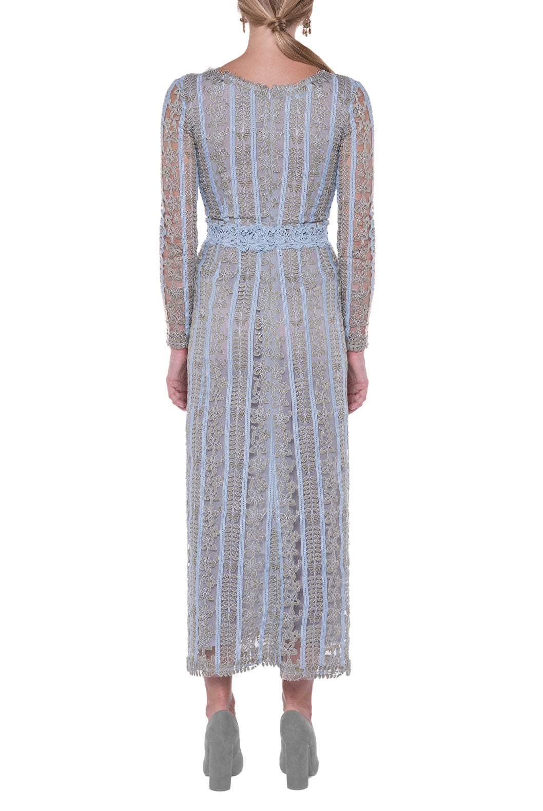 Macrame Embroidered Dress