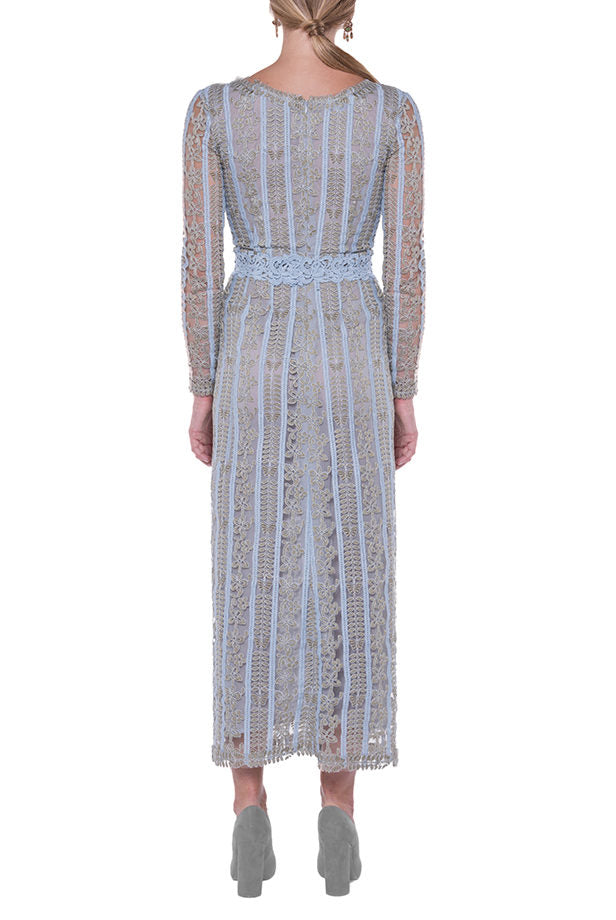 Macrame Embroidered Dress
