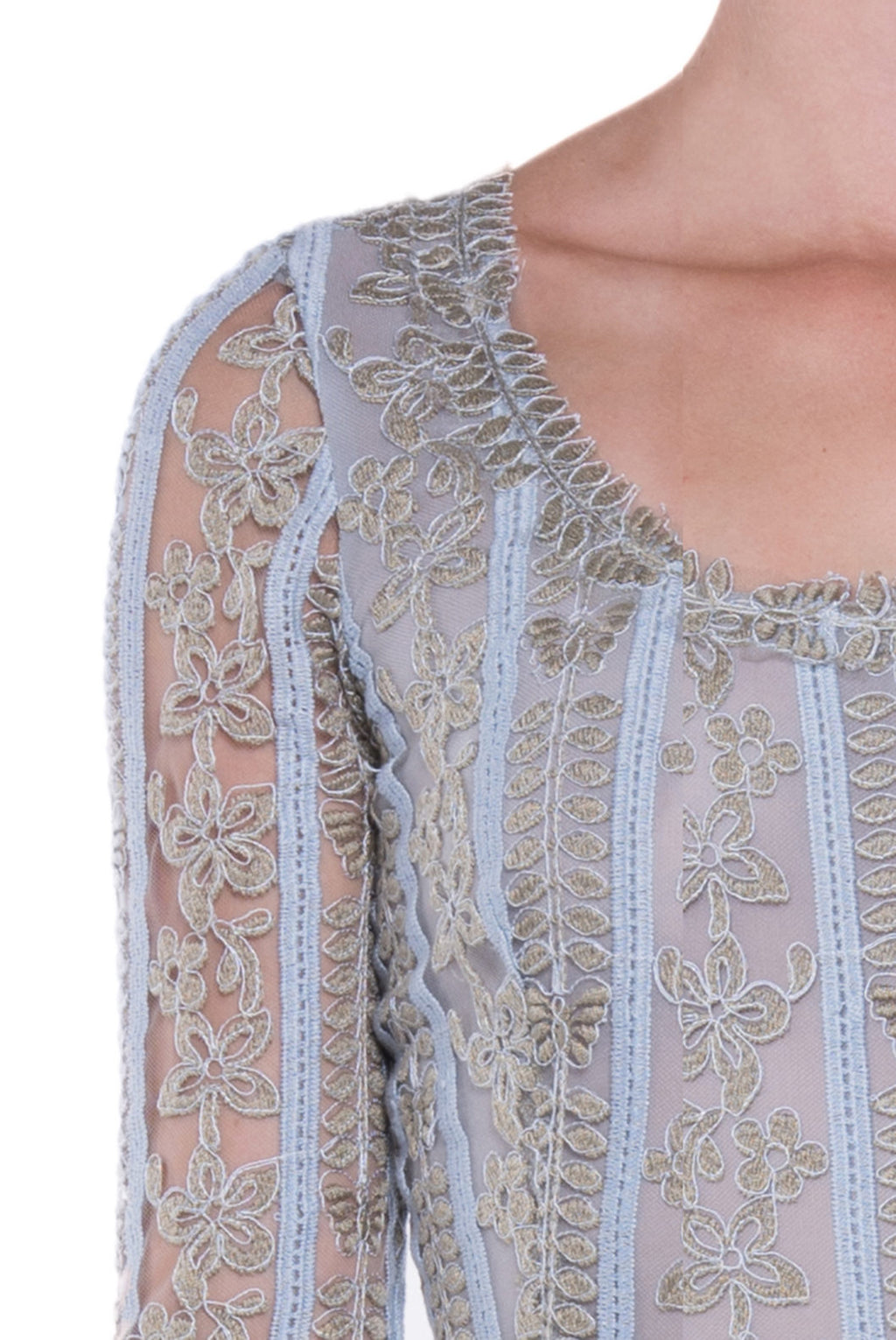Macrame Embroidered Dress