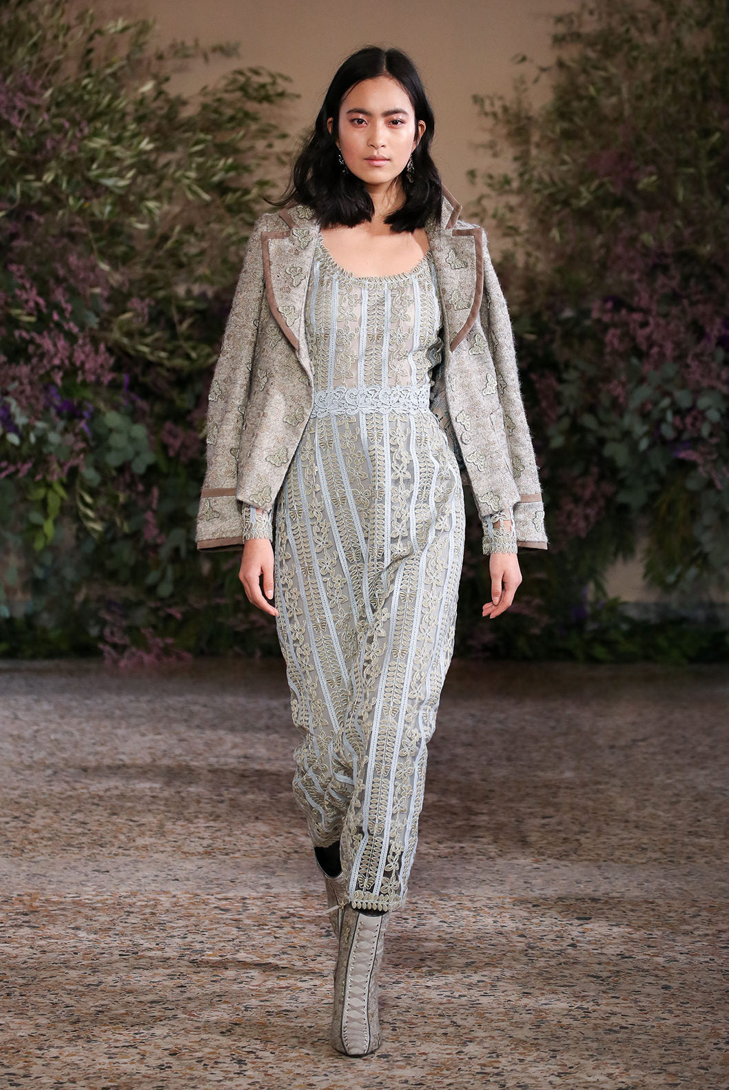 Macrame Embroidered Dress