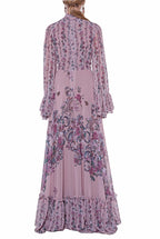 Georgette Printed Flowers Dress