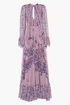 Georgette Printed Flowers Dress