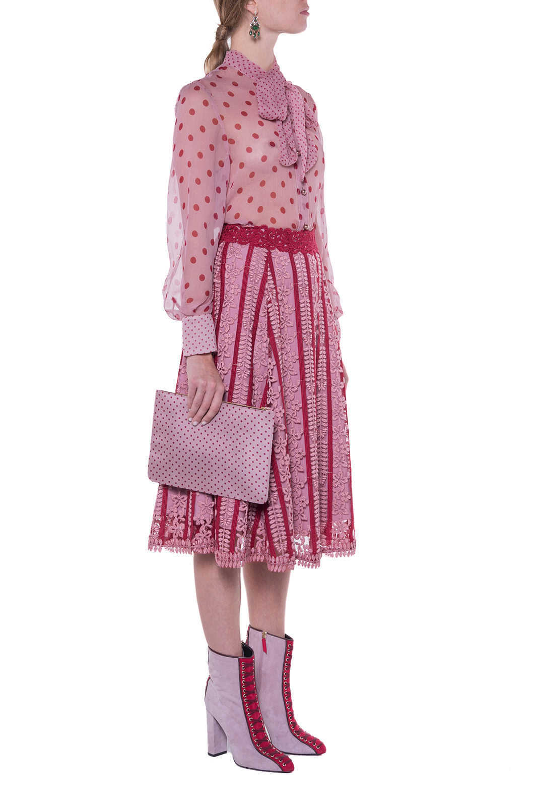 Macrame Embroidered Skirt