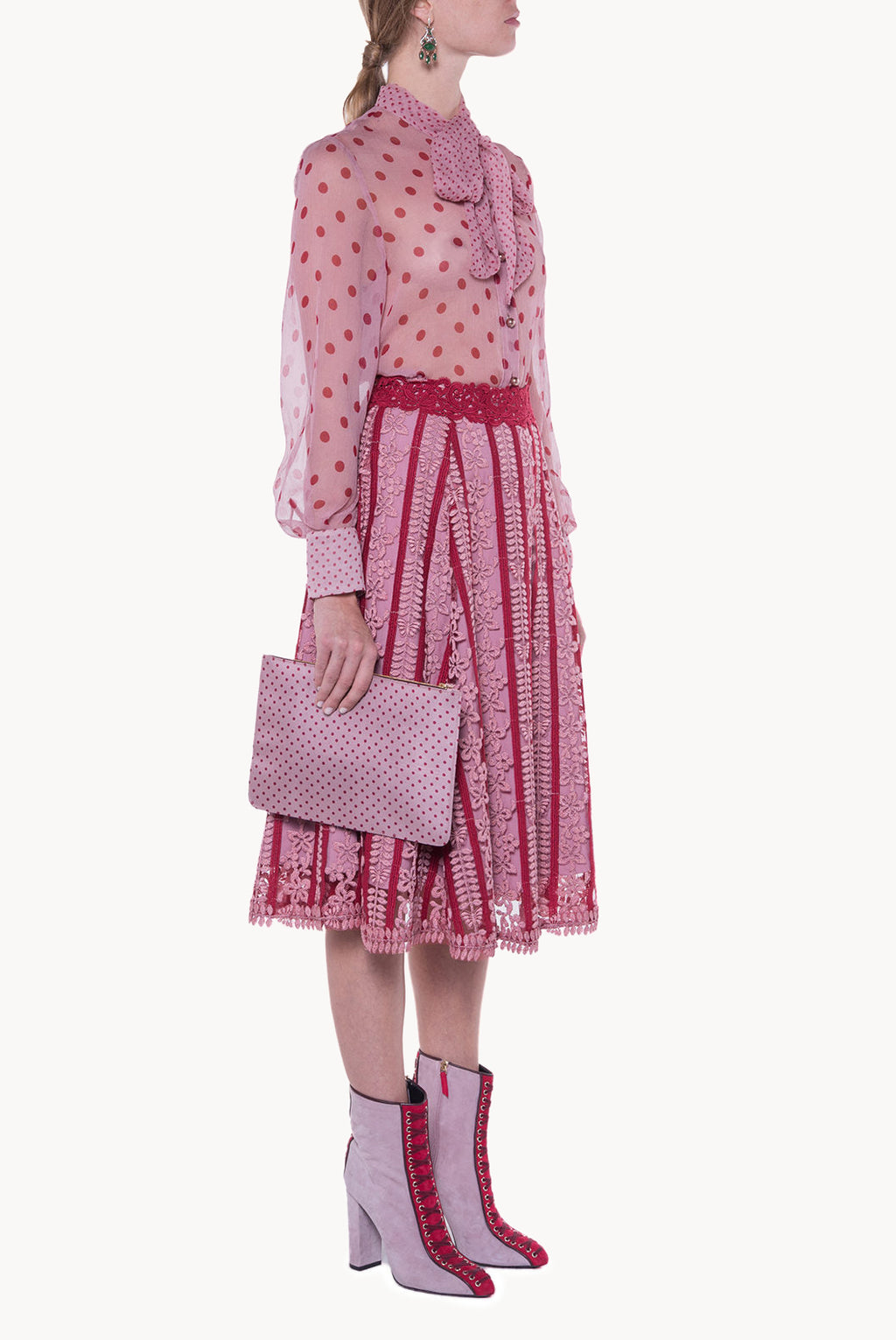 Macrame Embroidered Skirt