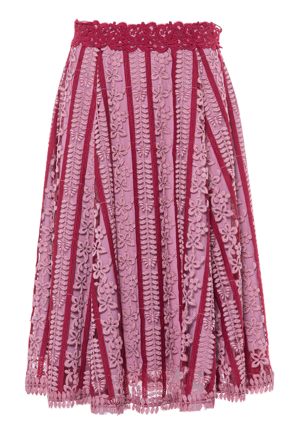 Macrame Embroidered Skirt