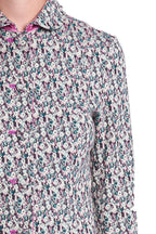 Giacca in jacquard micro floreale