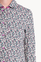 Micro Floral Jacquard Jacket