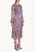 Printed Chiffon Dress