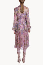 Printed Chiffon Dress