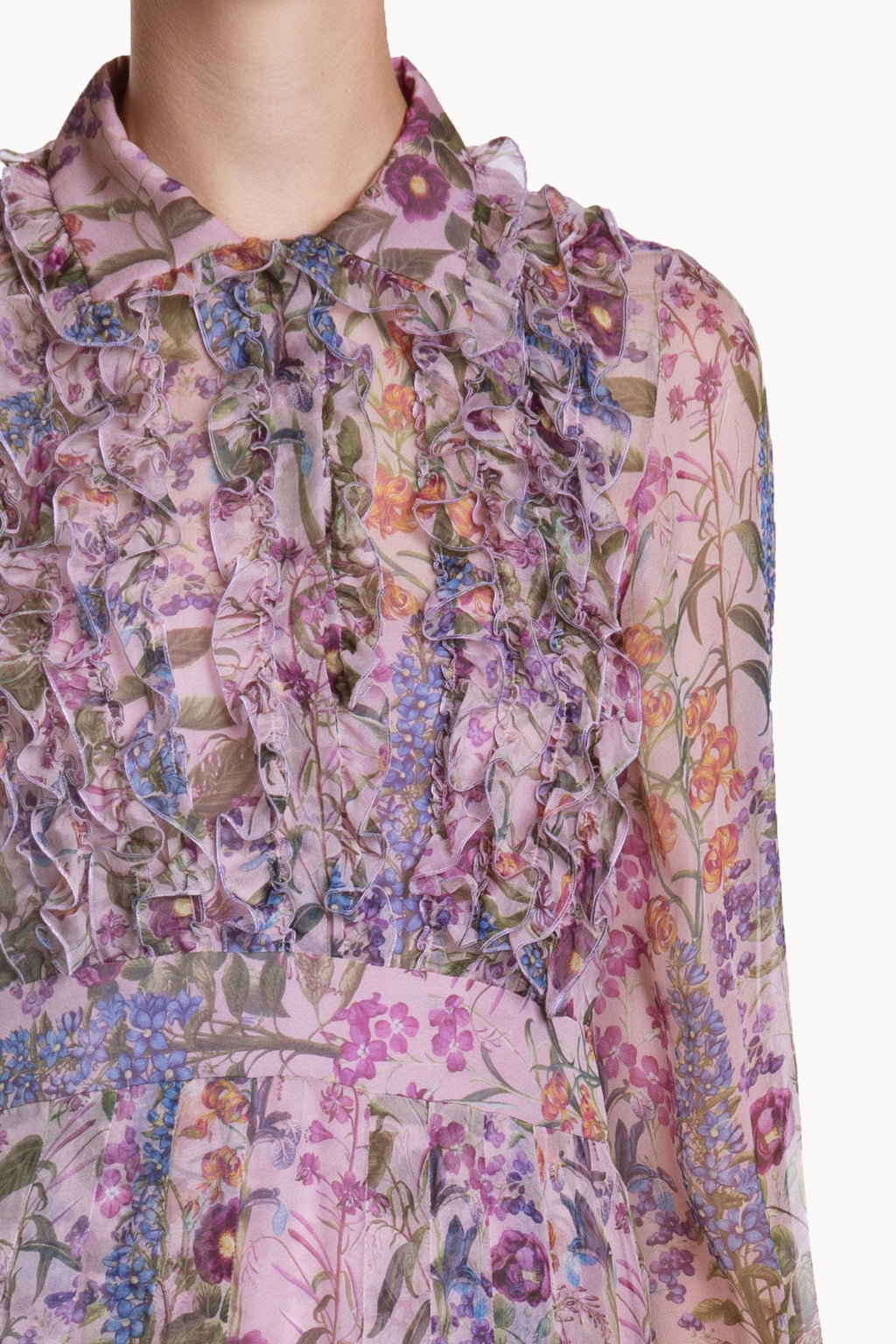 Printed Chiffon Dress