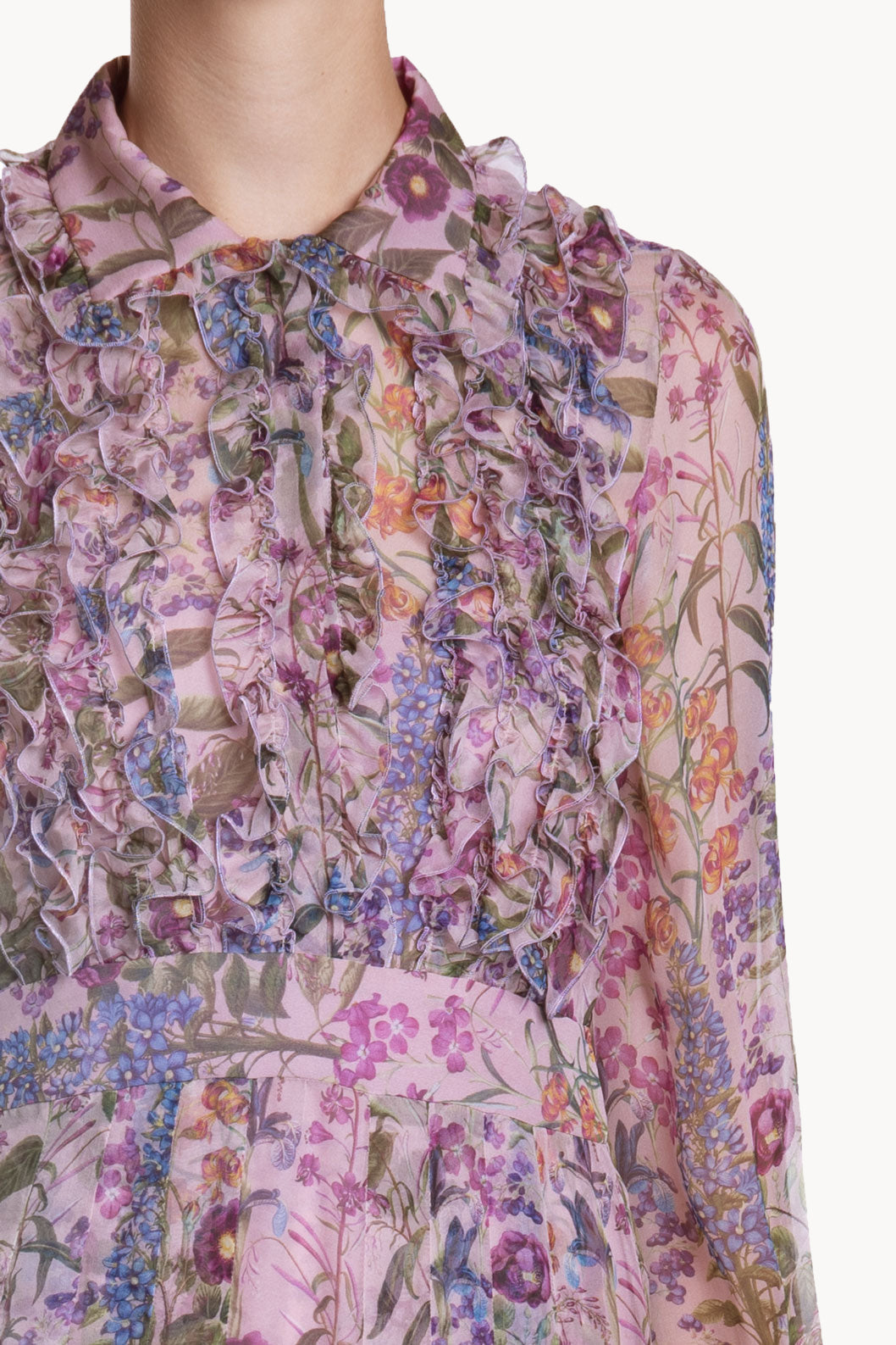 Printed Chiffon Dress