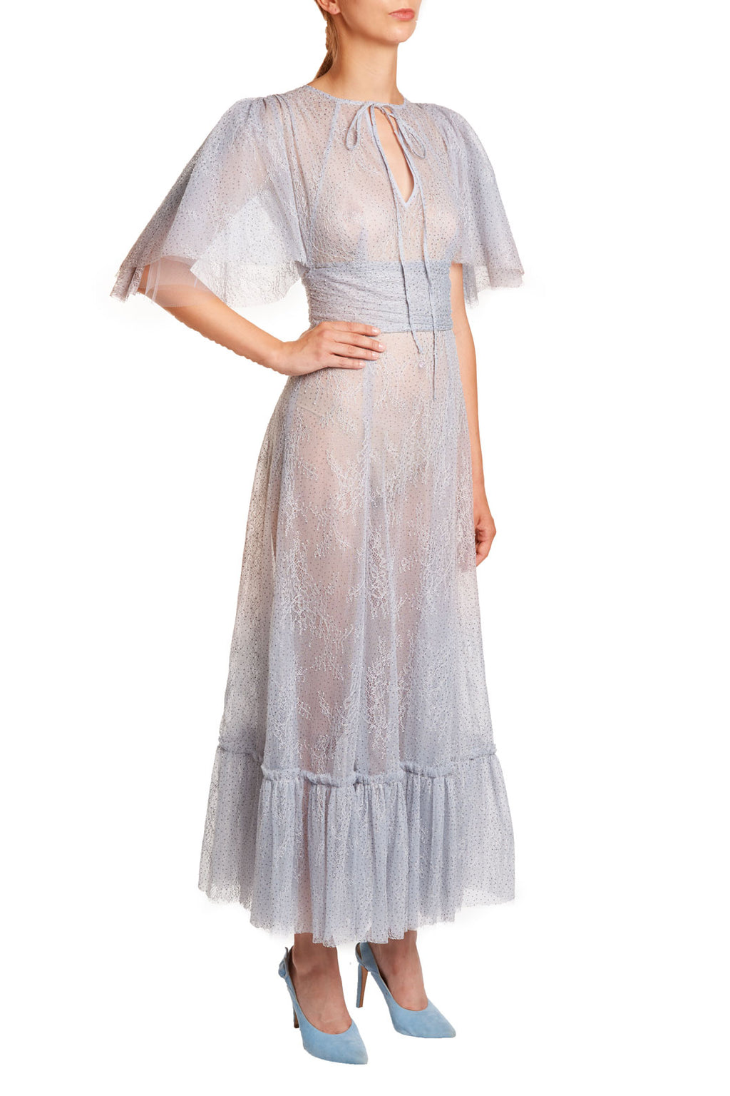 Abito in pizzo lurex