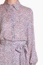 Printed Little Flowers Georgette Blouse