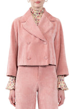 Cordroy Short Double-Breatsted Jacket