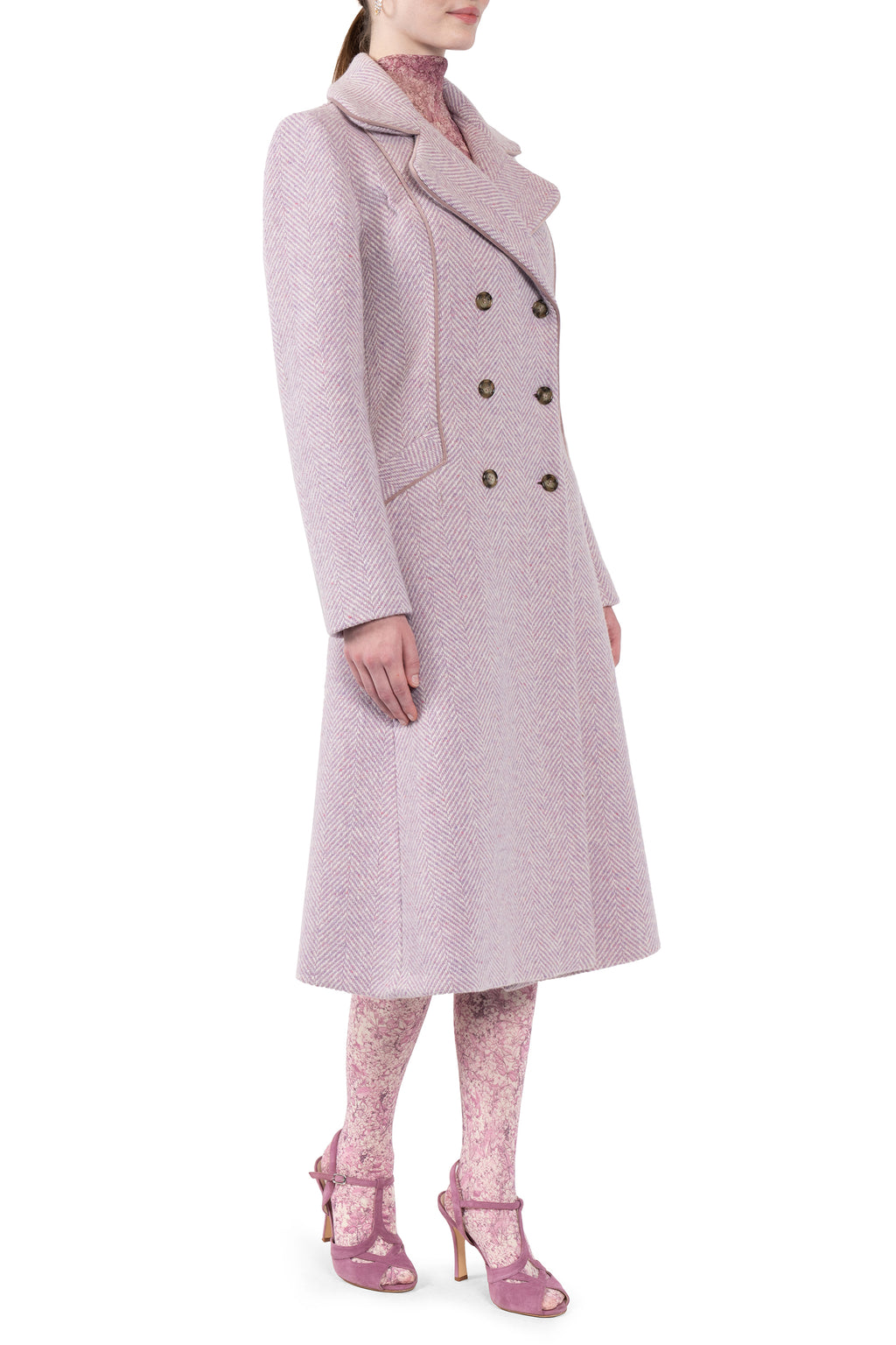 Herringbone Tweed Redingnote