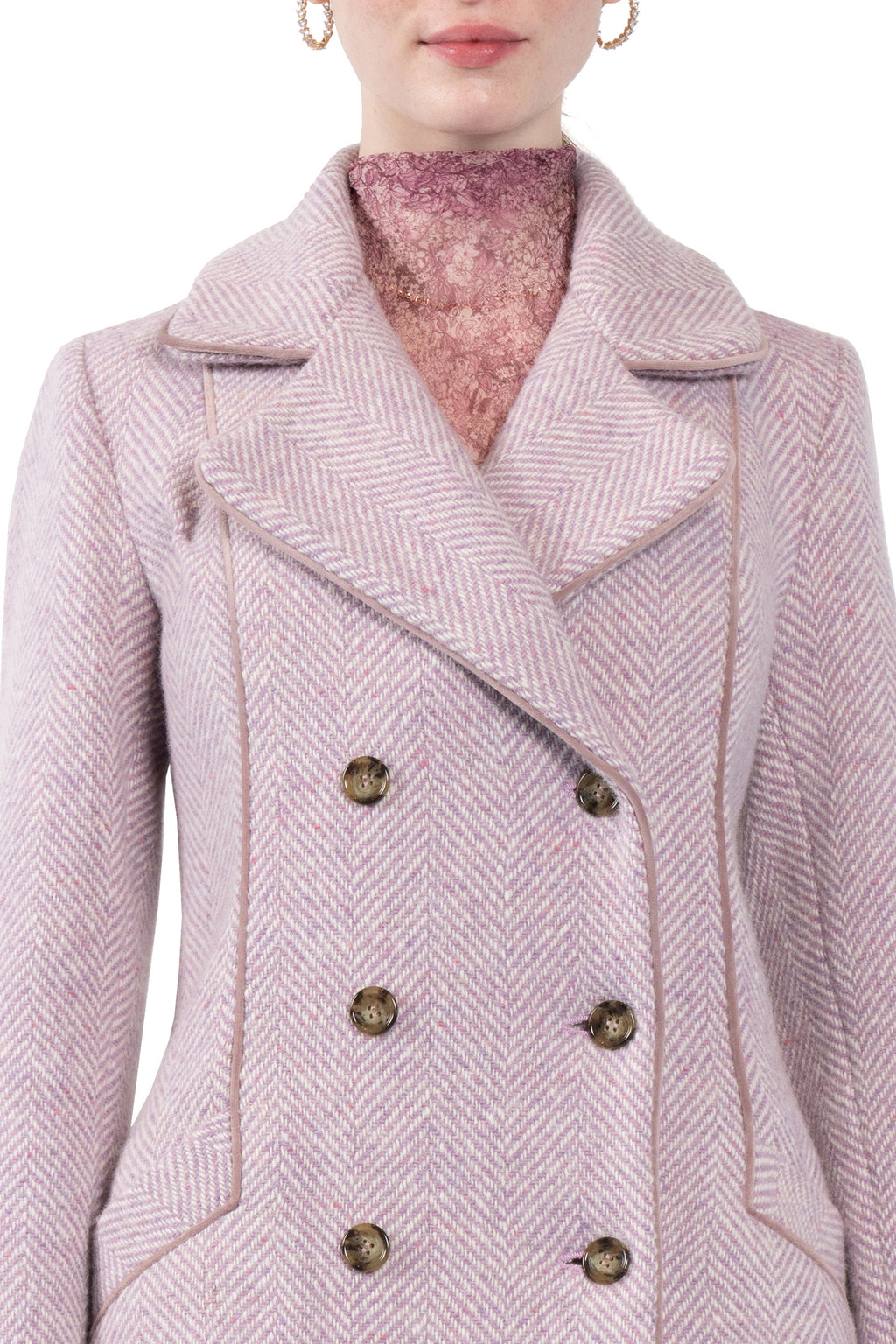 Herringbone Tweed Redingnote
