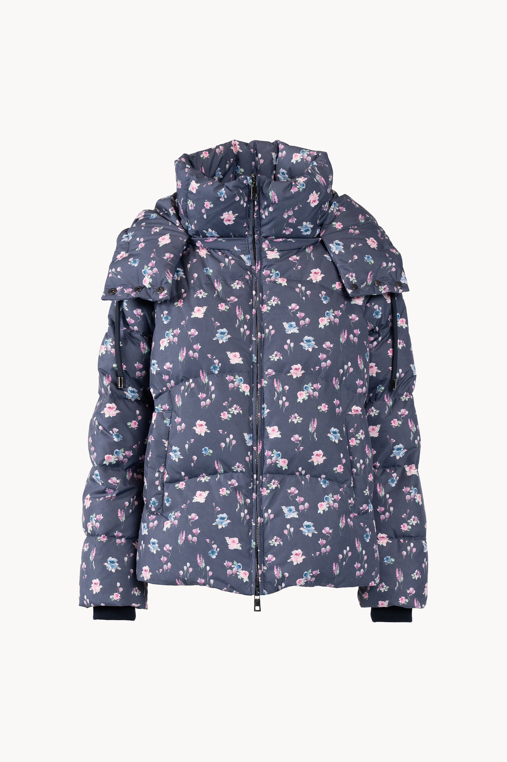Floral Printed Puffer Jacket