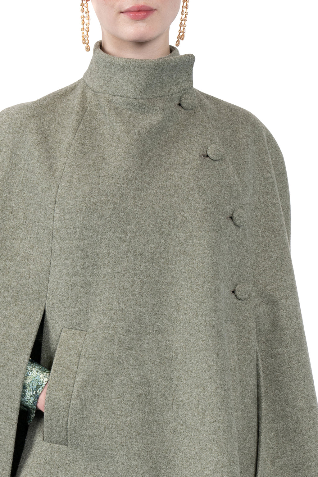 Wool Reglan Cape