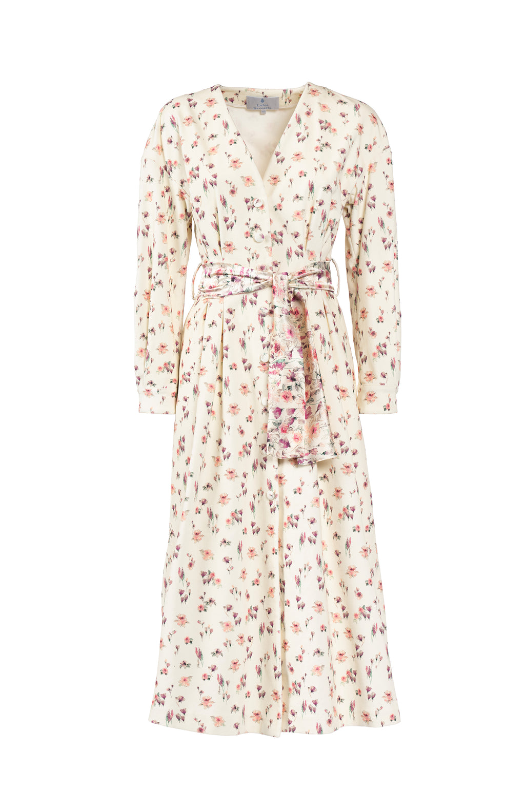 Velvet Rose Printed Dress