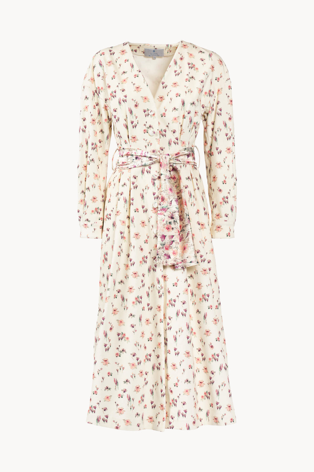 Velvet Rose Printed Dress
