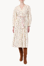Velvet Rose Printed Dress