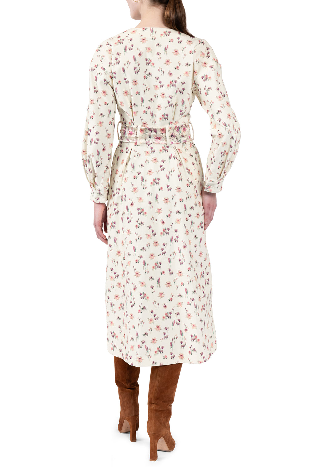 Velvet Rose Printed Dress
