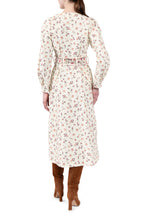 Velvet Rose Printed Dress