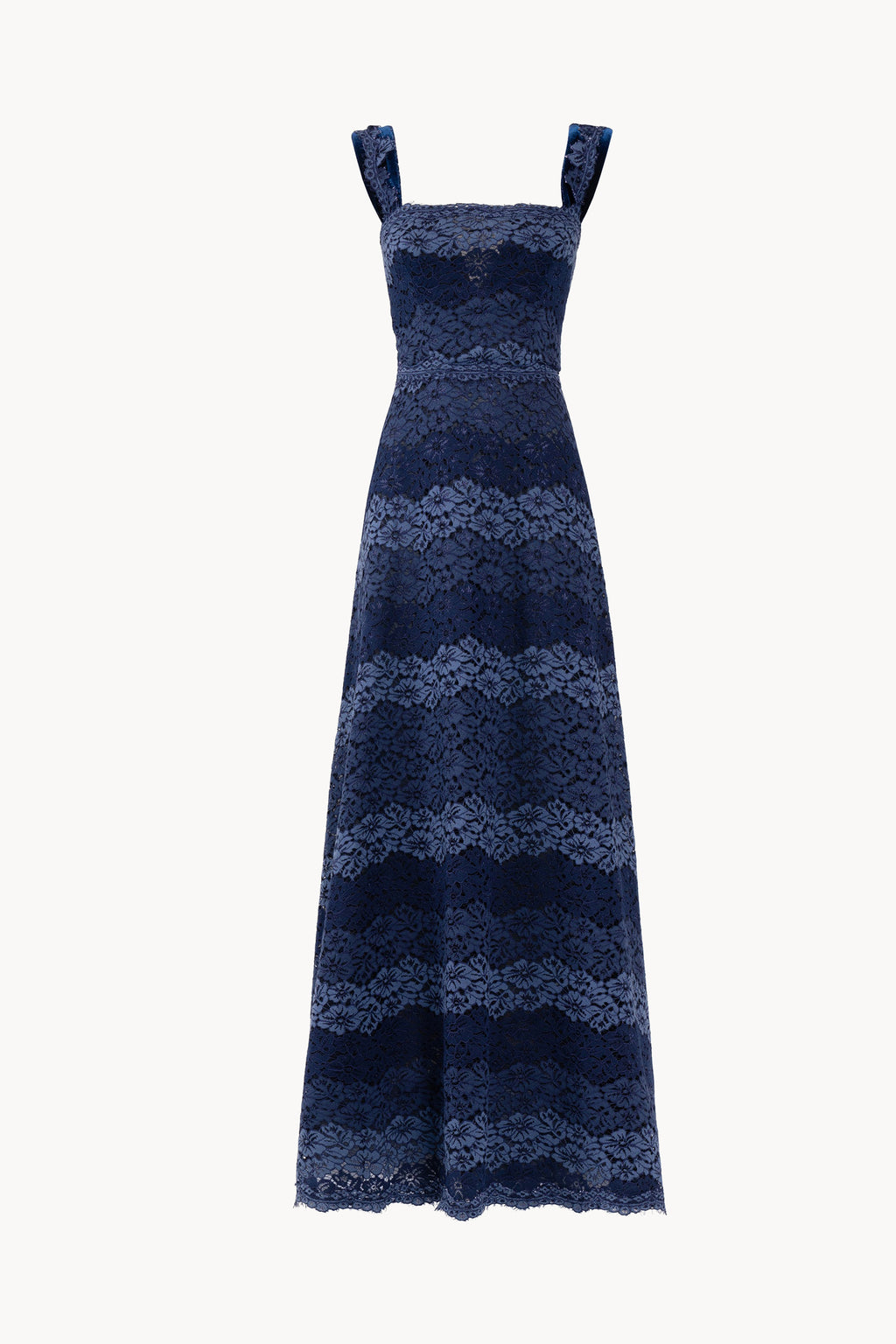 Bustier Striped Lace Dress