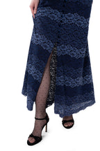 Striped Lace Dress With Band
