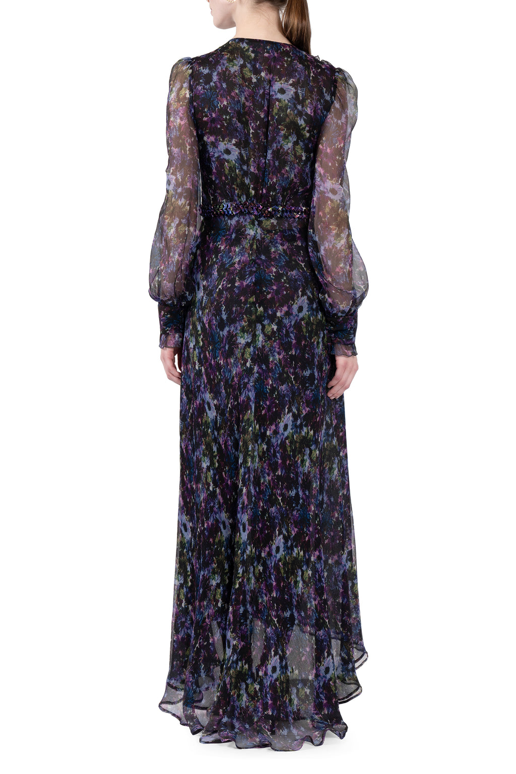 Chiffon Flowy Maxi Dress