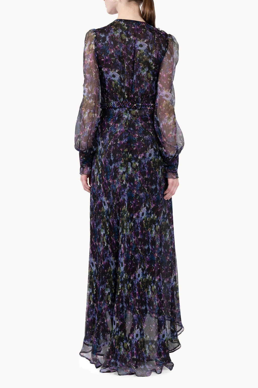 Chiffon Flowy Maxi Dress