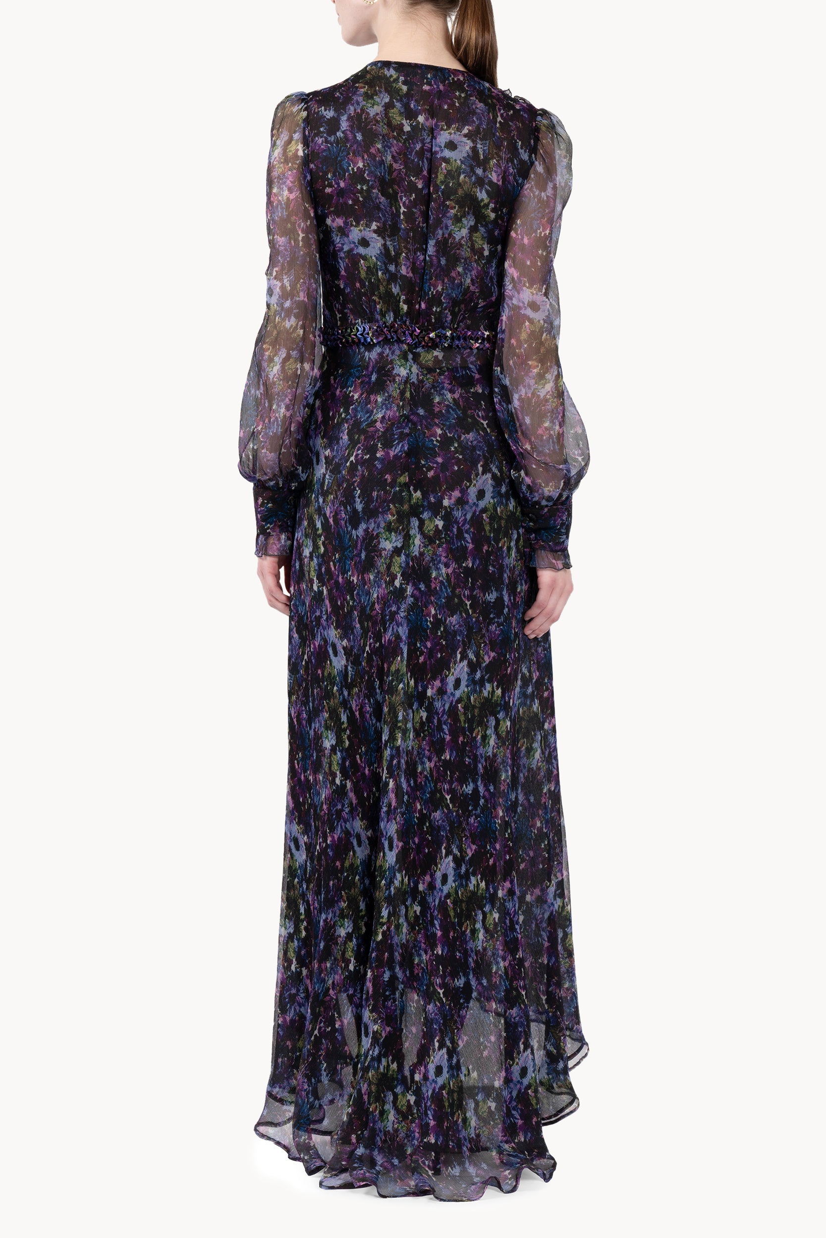 Chiffon Flowy Maxi Dress