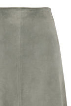 Green Suede Skirt