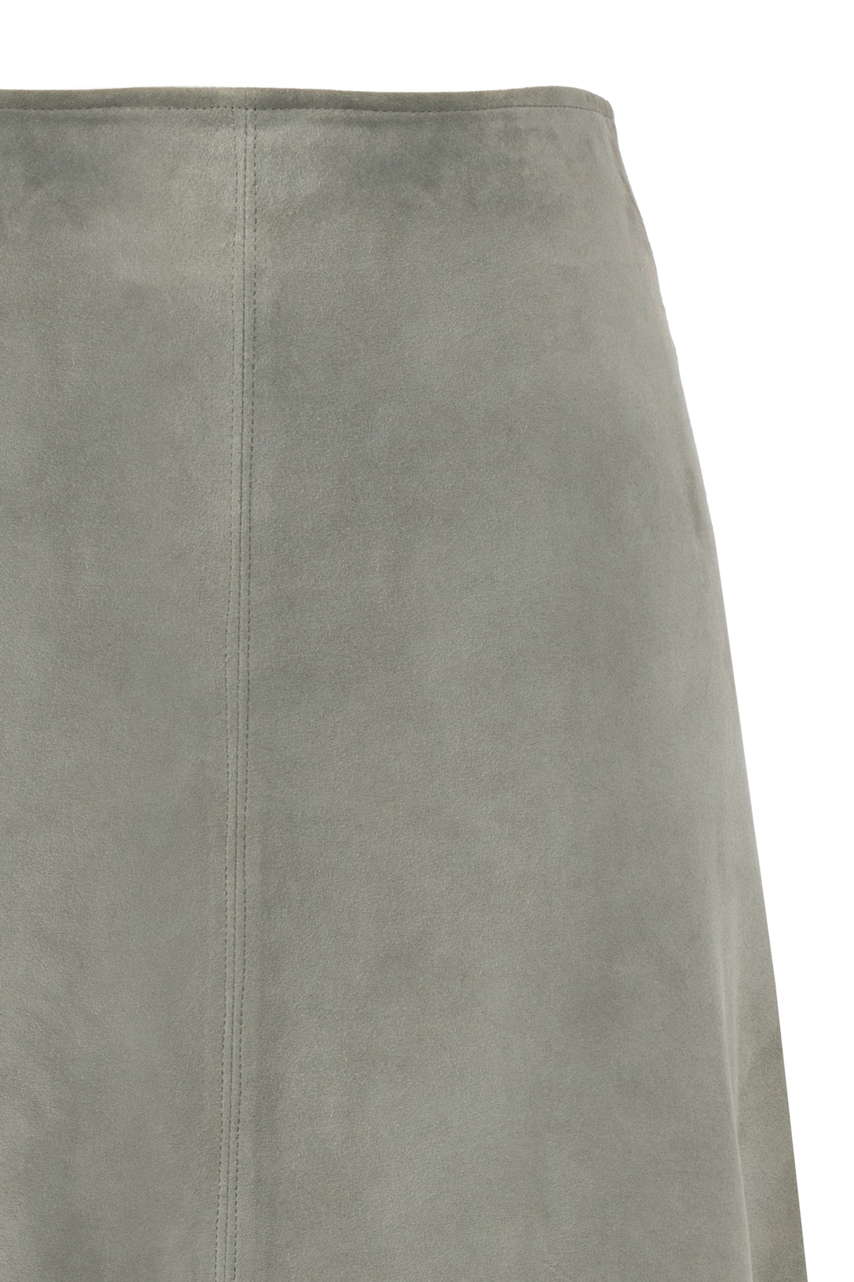 Green Suede Skirt