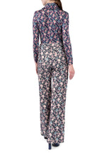 Printed Corduroy Palazzo Pants