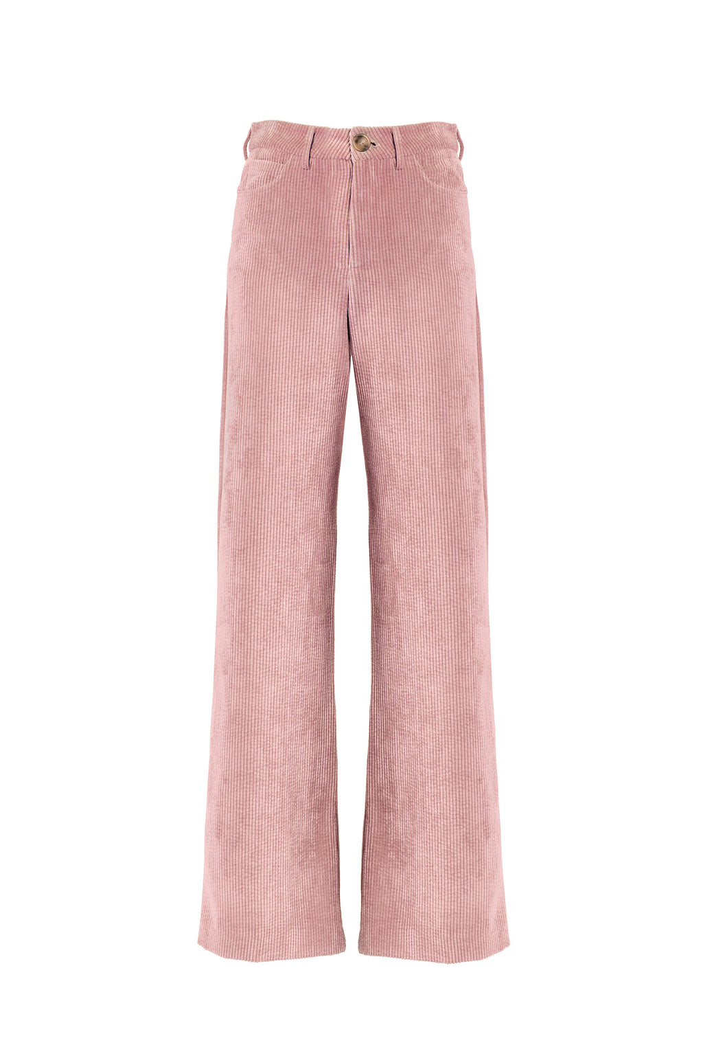 Pink Corduroy Palazzo Pants