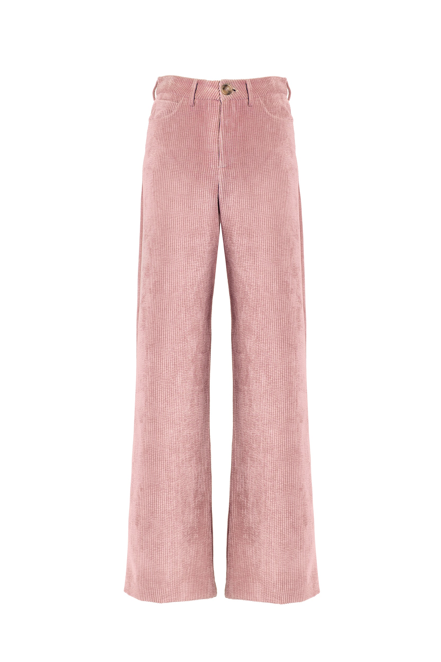 Pink Corduroy Palazzo Pants