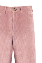 Pink Corduroy Palazzo Pants