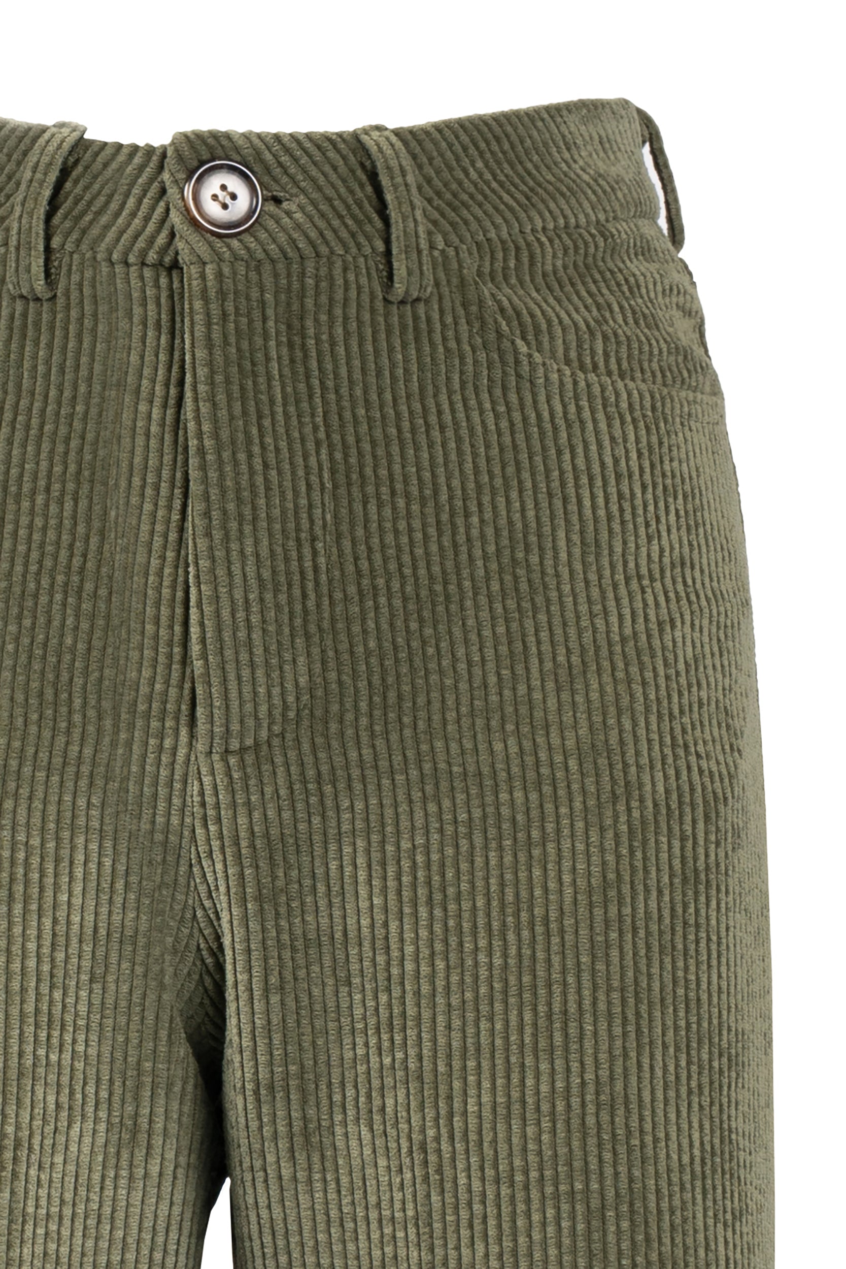 Green Corduroy Palazzo Pants